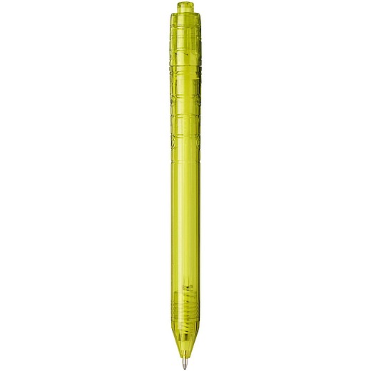 PARIL Kuličkové pero z recyklovaného materiálu, černá náplň, zelené