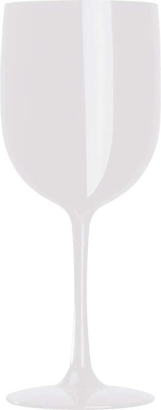 PÁRTY Plastová sklenice na víno, 460ml, bílá