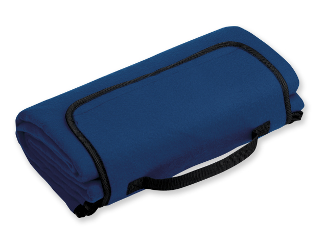PAT cestovní fleecová deka, spodní strana voděodolná, 160 g/m2, Modrá