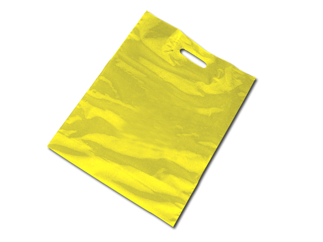 PE BAG igelitová taška, Žlutá