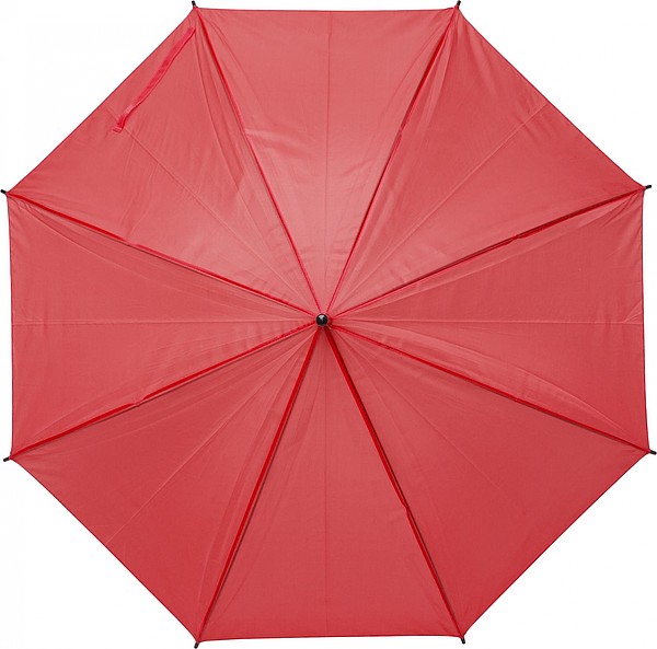 PEBAN Klasický automatický deštník, pr. 100cm, červený
