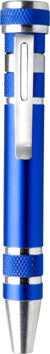 PENTOOL Šroubovák tvaru tužky s výměnnými hroty, modrý