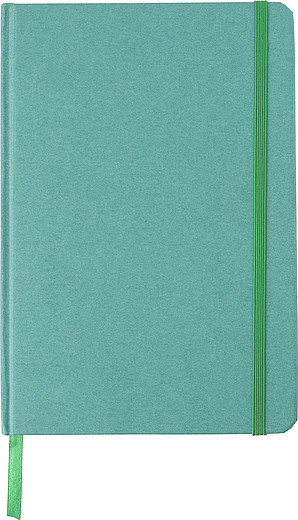 PERISOL Linkovaný zápisník A5, 160 stran z recyklovaného papíru, zelená