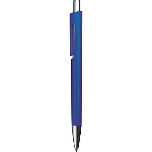 PEXO Plastové kuličkové pero, modrá náplň, tmavě modré