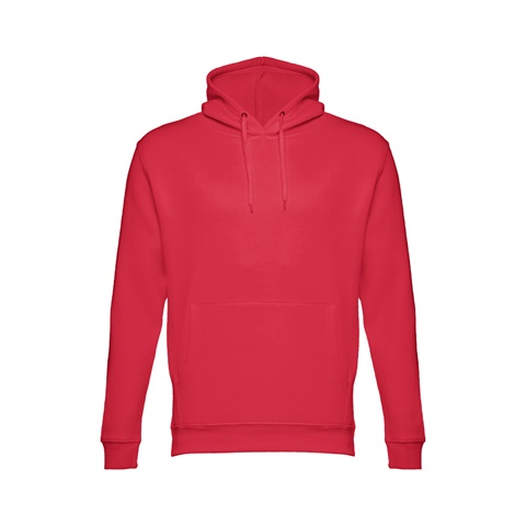 červená PHOENIX. Mikina (unisex) s kapucí z bavlny a polyesteru, červená, L