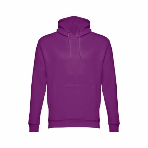 PHOENIX. Mikina (unisex) s kapucí z bavlny a polyesteru, fialová, L