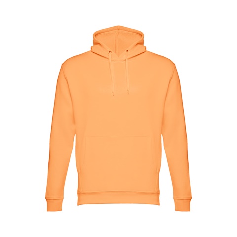 PHOENIX. Mikina (unisex) s kapucí z bavlny a polyesteru, korálově oranžová, L