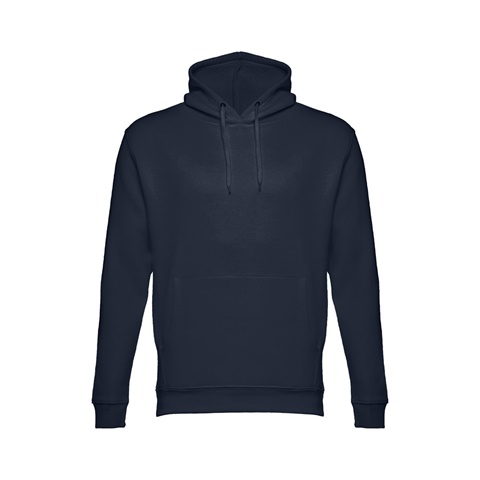 Námořnická modrá PHOENIX. Mikina (unisex) s kapucí z bavlny a polyesteru, námořnická modrá, L