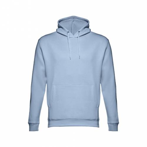 PHOENIX. Mikina (unisex) s kapucí z bavlny a polyesteru, pastelově modrá, L