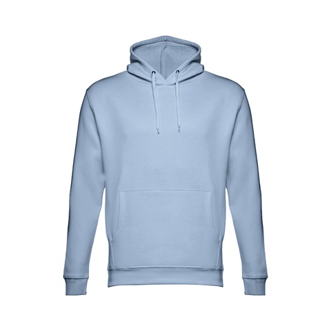 PHOENIX. Mikina (unisex) s kapucí z bavlny a polyesteru, pastelově modrá, L