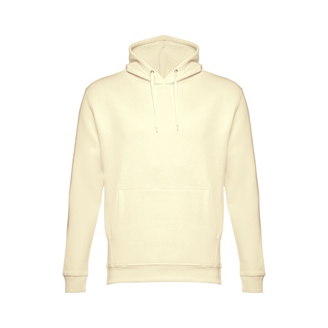 PHOENIX. Mikina (unisex) s kapucí z bavlny a polyesteru, pastelově žlutá, L