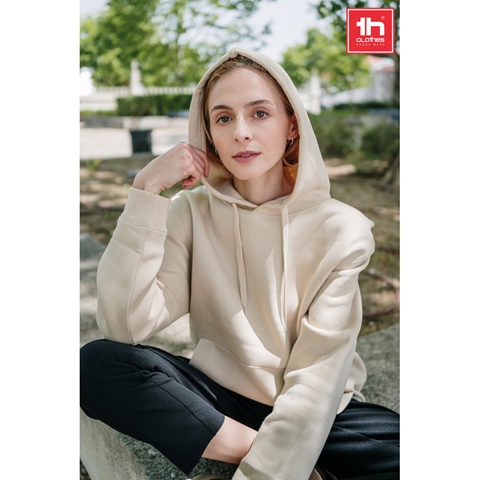 PHOENIX. Mikina (unisex) s kapucí z bavlny a polyesteru, šedá, L