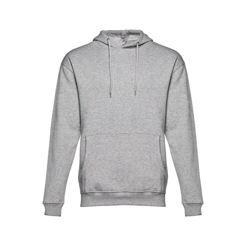 světle šedá PHOENIX. Mikina (unisex) s kapucí z bavlny a polyesteru, světle šedá, L