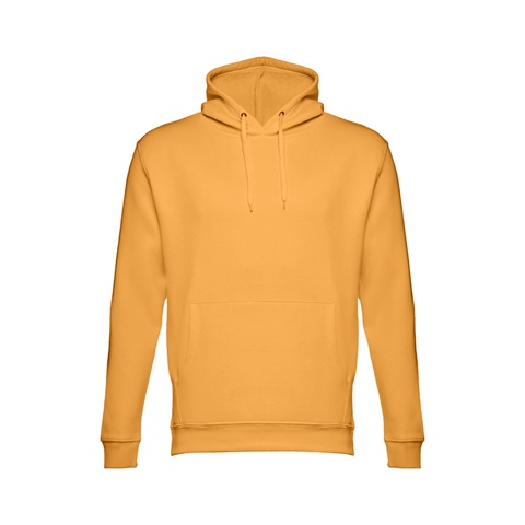 Tmavě žlutá PHOENIX. Mikina (unisex) s kapucí z bavlny a polyesteru, tmavě žlutá, L