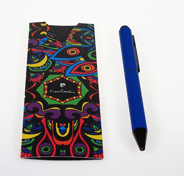 PIERRE CARDIN CELEBRATION Kovové kuličkové pero se stylusem, tmavě modré