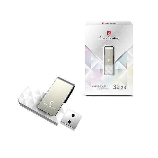 PIERRE CARDIN ETOILE USB 32 GB, bílá