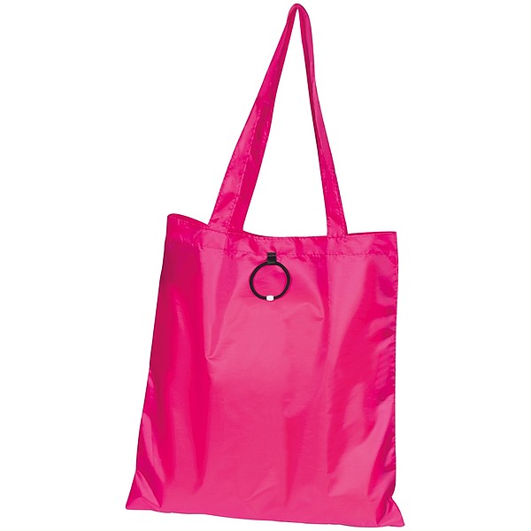 PINAR Skládací nákupní taška z polyesteru, růžová