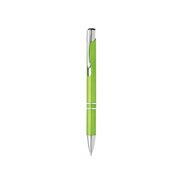 Plastové kuličkové pero, světle zelená