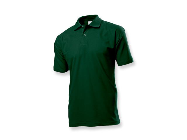 POLO MEN pánská polokošile, 170 g/m2, vel. S, STEDMAN, Lahvově zelená