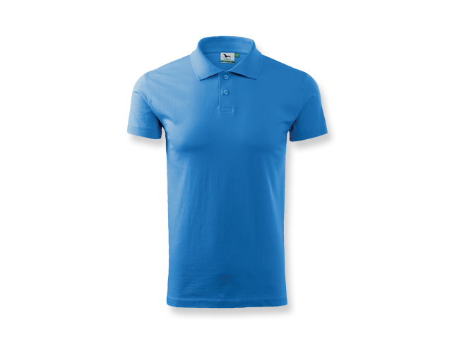 POLOSHIRT polokošile hladká 180g, vel. S, ADLER, Nebesky modrá