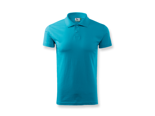 POLOSHIRT polokošile hladká 180g, vel. S, ADLER, Tyrkysová