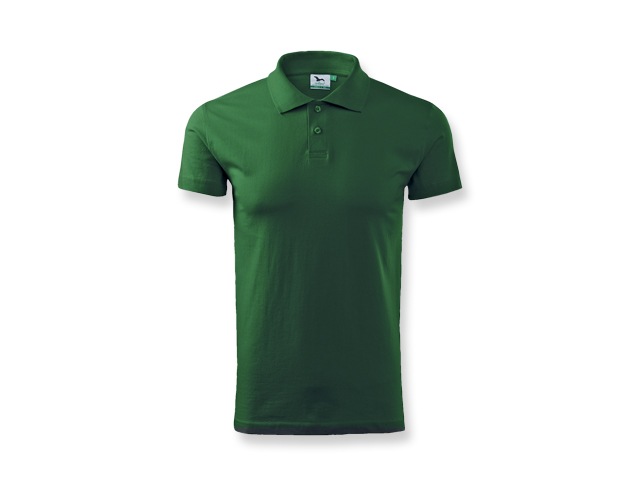 POLOSHIRT polokošile hladká 180g, vel. M, ADLER, Lahvově zelená