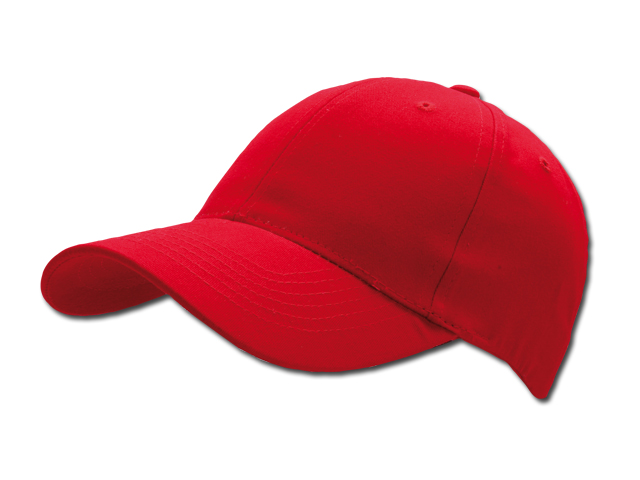 POPULAR CAP baseballová čepice, COFEE, Červená