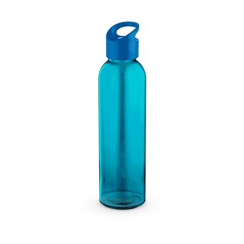 královská modrá PORTIS GLASS. Skleněná láhev s PP uzávěrem 500 ml, královská modrá
