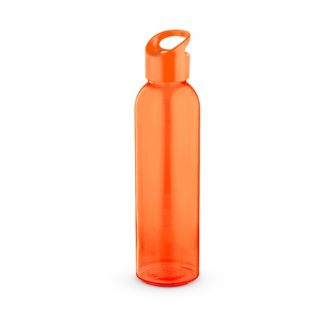 oranžová PORTIS GLASS. Skleněná láhev s PP uzávěrem 500 ml, oranžová