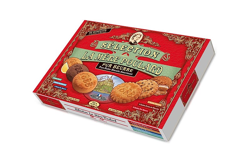POULA Francouzské sušenky La Mére Poulard Assortiment Collector Biscuit, papír 375 g