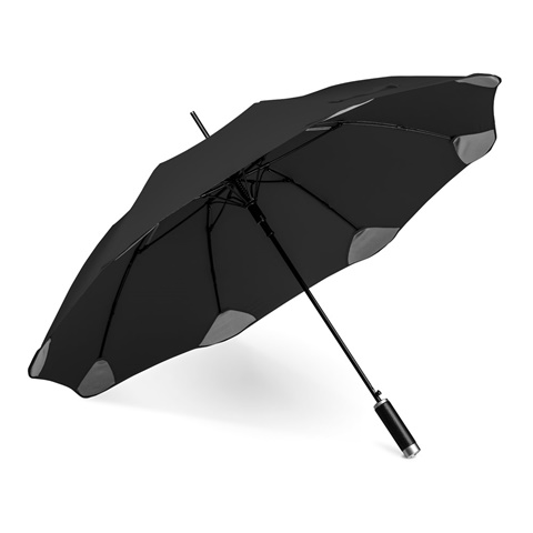 PULLA. Deštník s automatickým otevíráním, černá