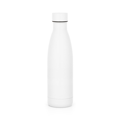 RE-BUFFON M. Termoska vyrobená z 90% recyklované nerezové oceli 520 ml, bílá