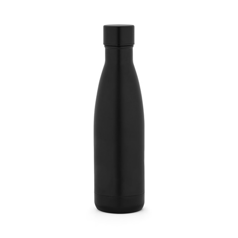 RE-BUFFON M. Termoska vyrobená z 90% recyklované nerezové oceli 520 ml, černá