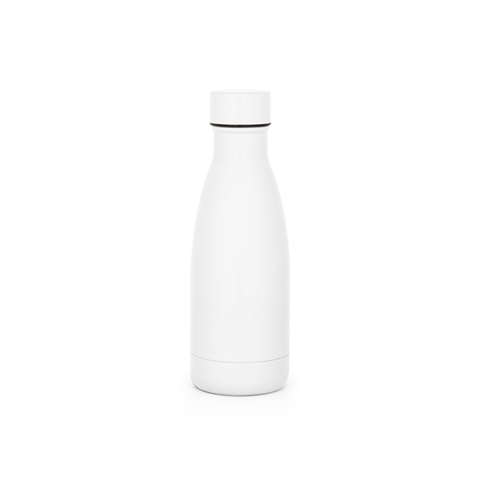 RE-BUFFON S. Termoska vyrobená z 90% recyklované nerezové oceli 400 ml, bílá