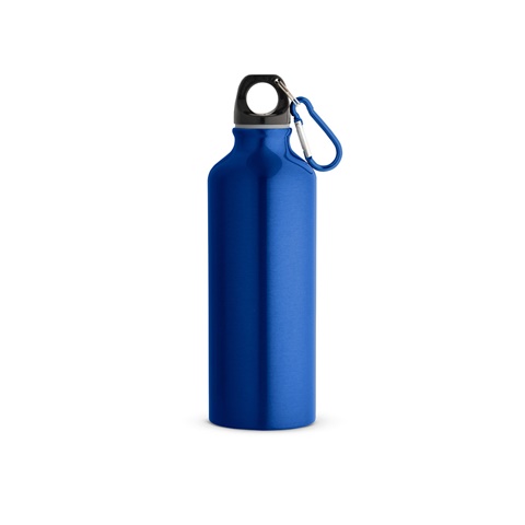 RE-LANDSCAPE M. Láhev z recyklovaného hliníku (100% rAL) s karabinou 530 ml, královská modrá