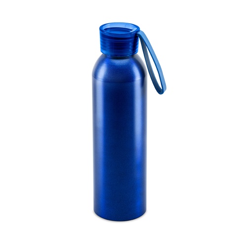 RIO. Recyklovaného hliníkovým (100% rAL) láhev s PP uzávěrem 660 ml, modrá