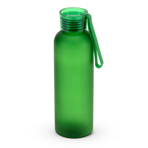 RIO RPET. Recyklovaného PET (100 % rPET) láhev s matným povrchem 600 ml, zelená
