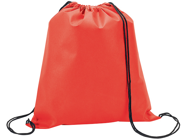 RIUS II batoh z netkané textilie, 80 g/m2, Červená