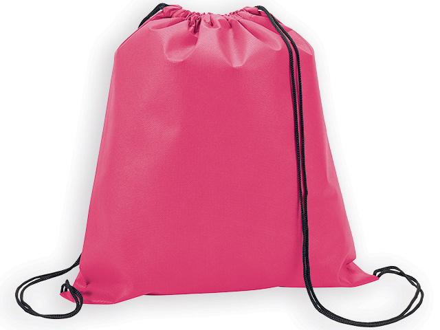 RIUS II batoh z netkané textilie, 80 g/m2, Růžová