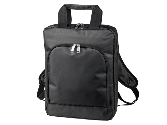 ROCCO polyesterový batoh na notebook, 840D, Černá