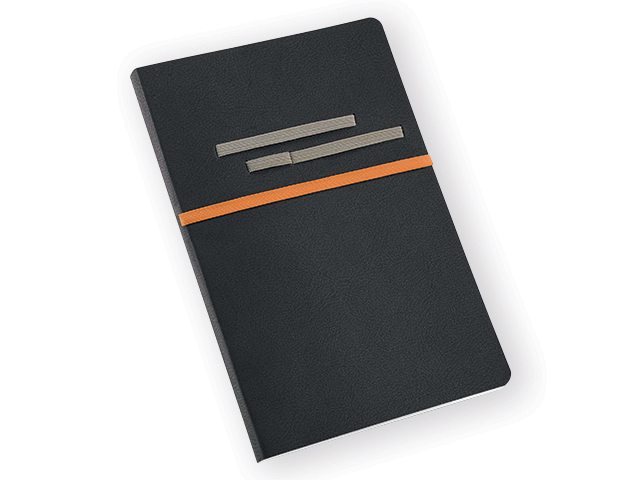 ROOTS poznámkový zápisník, 192 stran bez linek, Oranžová