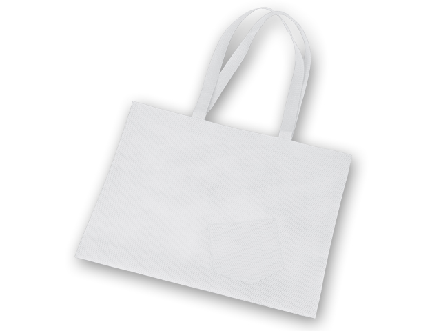 ROXANA nákupní taška z netkané textilie, 80 g/m2, Bílá