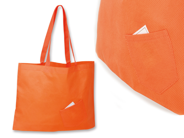 ROXANA nákupní taška z netkané textilie, 80 g/m2, Oranžová
