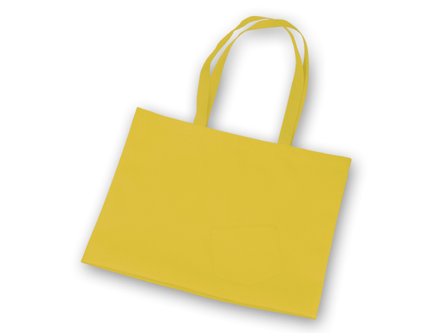 ROXANA nákupní taška z netkané textilie, 80 g/m2, Žlutá