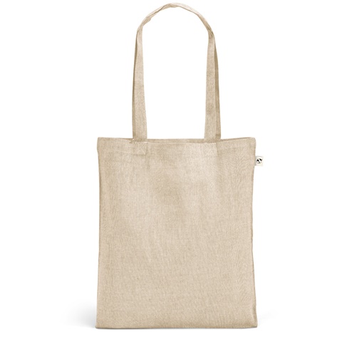 RYNEK. Taška z recyklované bavlny (70 %) a polyesteru (30 % rPET) (140 g/m²), přírodní