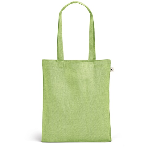 RYNEK. Taška z recyklované bavlny (70 %) a polyesteru (30 % rPET) (140 g/m²), světle zelená