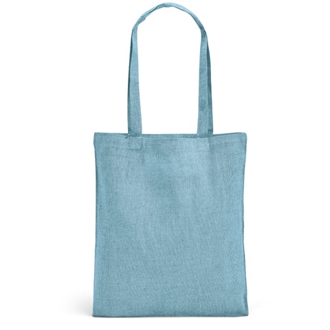 RYNEK. TaTaška z recyklované bavlny (70 %) a polyesteru (30 % rPET) (140 g/m²), světle modrá