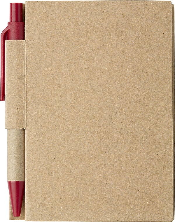 SAFON Malý linkovaný zápisník s KP s černou náplní a červenými detaily