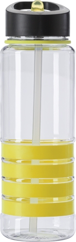 SALISA Tritanová láhev o objemu 700 ml s barevnými proužky, žlutá