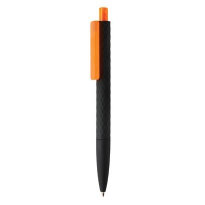 SAMANO Černé pero X3 Smooth touch, modrá n., oranžová